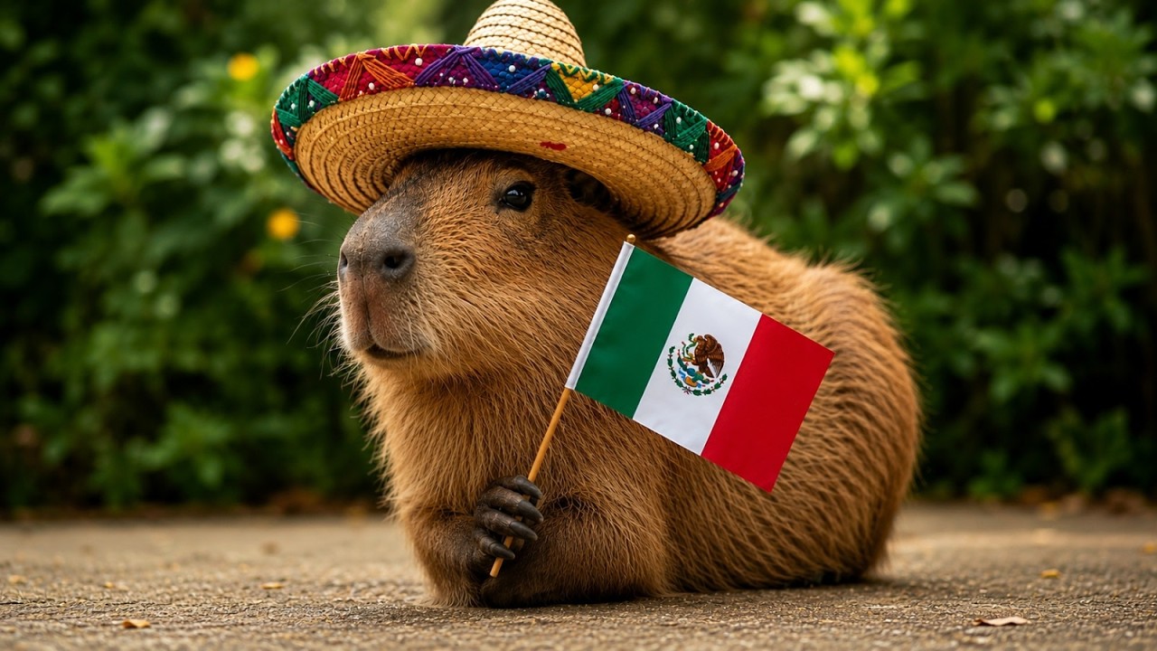 CONFIRMADO MÉXICO es EL CAPIBARA del MUNDO