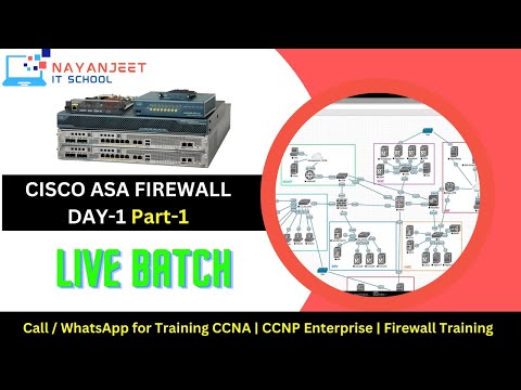 Cisco ASA Firewall DAY 1 Part 1 | Network Security | Firewall Training