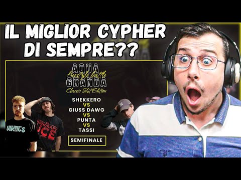 Reaction a AQUA GRANDA 2025- Shekkero vs Tassi vs Giuss Dawg vs Punta (Semifinale)