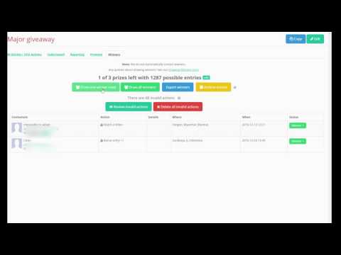 Congratulations to the winners of our raffle!