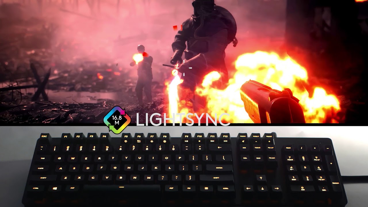 Logitech Gaming-Tastatur G513 GX Brown Carbon