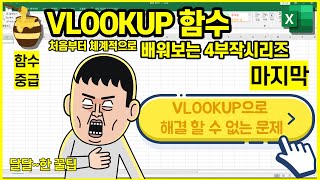 VLOOKUP함수의 한계 , INDEX와 MATCH함수를 사용하는 이유 [실무함수VLOOKUP마스터 4부작시리즈]