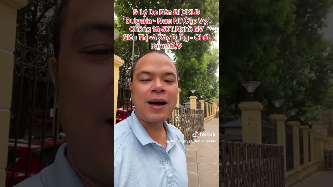 Video 5 lý do bạn nên đi XKLĐ Bulgaria phí rẻ không cần bằng cấp