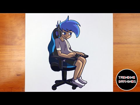 How To Draw FNF MOD Character - Armor Easy Step by Step