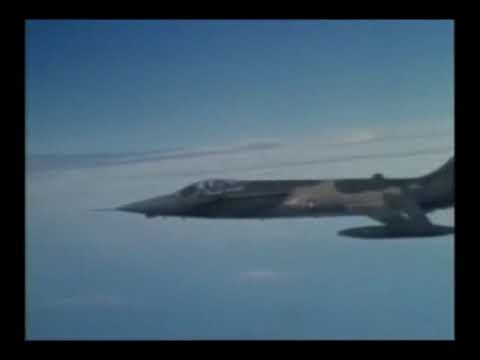 International F-104 Society - F-104C Starfighter over Udorn Air Base in-air video clip 1967 #IFS0003