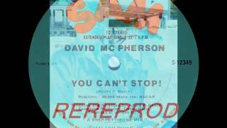 david MC PHERSON (1982) you can't stop.wmv