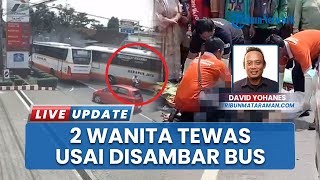 Kecelakaan Maut Tewaskan 2 Wanita di Tulungagung, Tersenggol Badan Bus saat Rem Mendadak