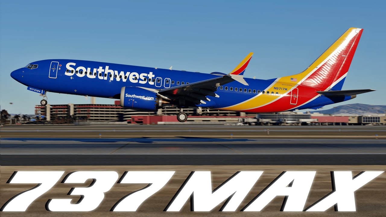 Microsoft Flight Simulator 4k | Realistic 1 hour iFly 737 Max flight to San Diego