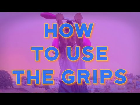 How to use different grips with juggling clubs  (how to grab a juggling club)