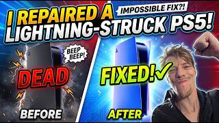 They Said This Lightning-Struck PS5 Was DEAD (I Fixed It)