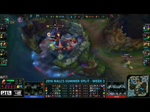 Liquid vs Phoenix1 Game 2 Highlights   NA LCS Week 3 Day 1 Summer 2016   TL vs P1 G2