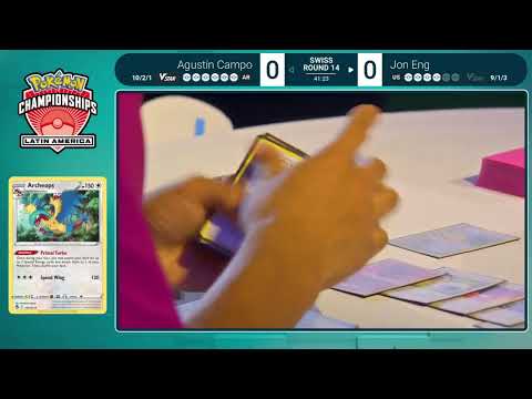 TCG Jon Eng Vs Augustín Campo 2023 Pokémon Latin America International Championships Swiss R14