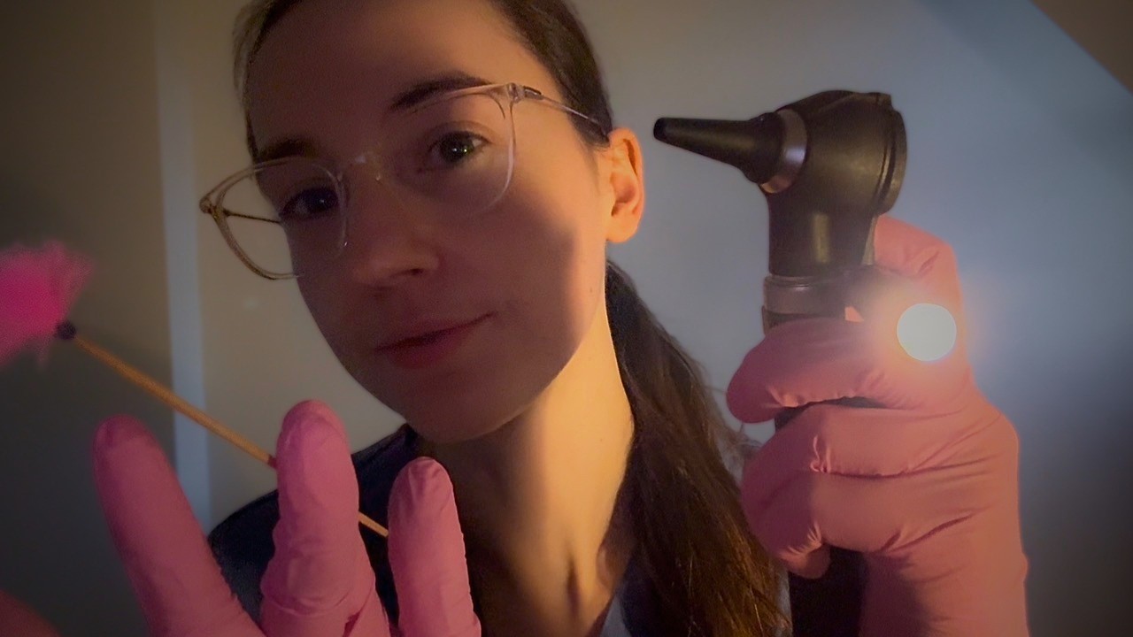 ASMR Detailed Ear Inspection Roleplay | Audiologist Exam, Ear Cleaning