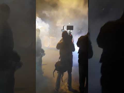 {Corteo} Tribune zuid Genk