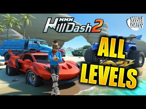 MMX HILL DASH 2 - ALL LEVELS 1-40 (iOS Android)