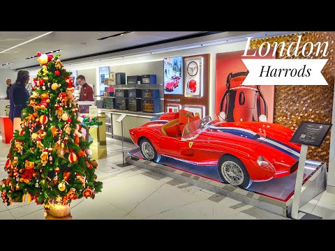 Harrods London Christmas Shopping | Inside London Harrods Shopping Tour | Expensive London City Walk