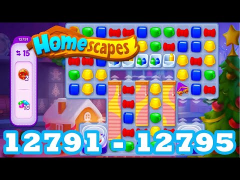Homescapes Level 12791 - 12795 HD 3 - match puzzle Gameplay | android | IOS | 12792 | 12793 | 12794