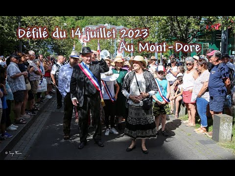 Défilé du 14 juillet 2023 au Mont Dore - Massif du Sancy - Auvergne - France