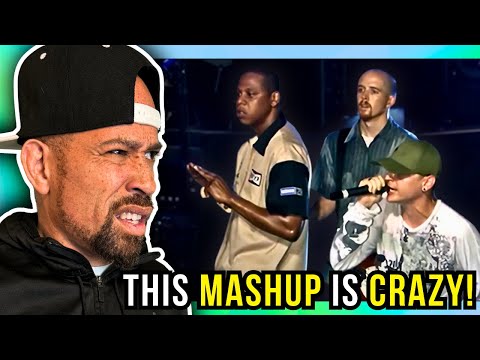 FIRST time SEEING Linkin Park & Jay-Z - Points Of Authority/99 Problems! This Mashup is CRAZY...