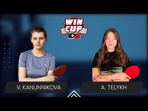 17:45 Vasylysa Kanunnikova - Anastasiia Telykh West 4 WIN CUP 19.12.2023 | TABLE TENNIS WINCUP