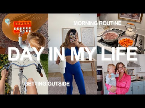 typical day in my life as a 25 y/o mom | house chores, pilates, mom duties