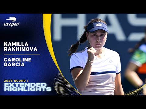 Kamilla Rakhimova vs. Caroline Garcia Extended Highlights | 2025 US Open Round 1
