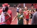 Cif prelims 2015, ran a 4:53, skip to 4:50 in video, wearing a red top with a white back,  hip number 1