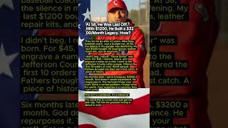 At 58, He Was Laid Off. With $1200, He Built a $3200/Month Legacy. How? 