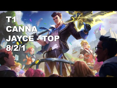 T1 Canna Top Jayce vs Kayn - KR Challenger Patch 10.9