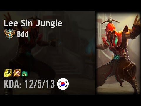 Lee Sin Jungle vs Gragas - Bdd - KR Challenger Path 6.6