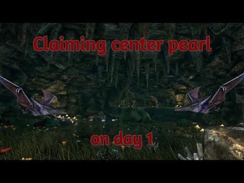 How we took a pearl cave on day 1! ARK Unofficial PvP
