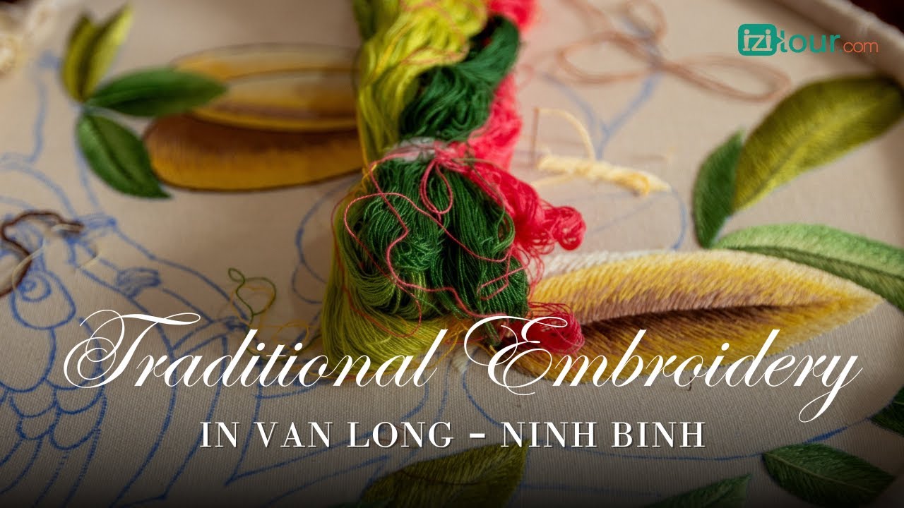 Immerse yourself in the artistry of Vietnam with a glimpse into an intricate embroidery workshop in Ninh Binh.