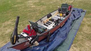 Electric Fishing Canoe Setup