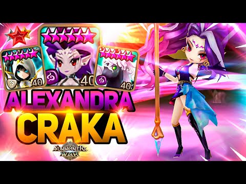 Thompsin Plays with Buffed Craka and Alexandra in Summoners War
