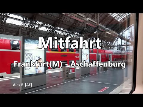 Mitfahrt im ICE 21 (BR 411) von Frankfurt(M) nach Aschaffenburg | Alex E ist leise