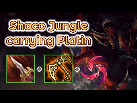 Shaco Jungle carrying Platin [League of Legends] Full Gameplay - Infernal Shaco