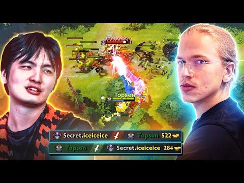 When Topson Tinker meets Iceiceice Slardar in SEA Ranked 🔱