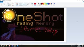 OneShot: Fading Memory Secret Ending (SPOILERS)