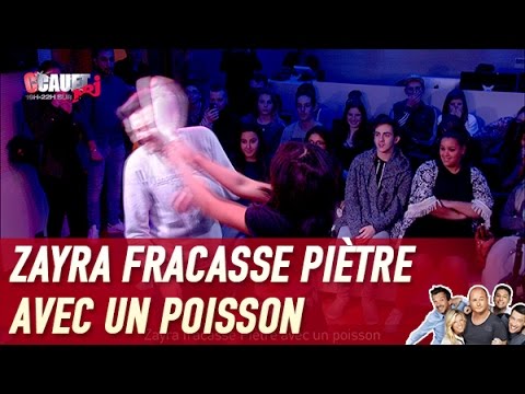 Zayra slams Piètre with a fish - C’Cauet on NRJ