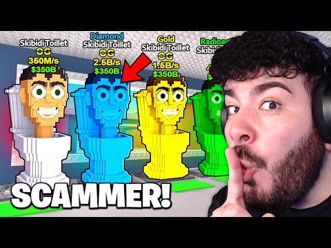 LEXO and FLAKEZC SCAM a SCAMMER on TIKTOK... Steal A Brainrot