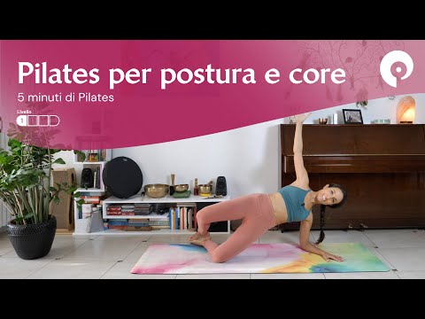 Pilates | Esercizi per migliorare la postura e rinforzare il core | 5 minuti