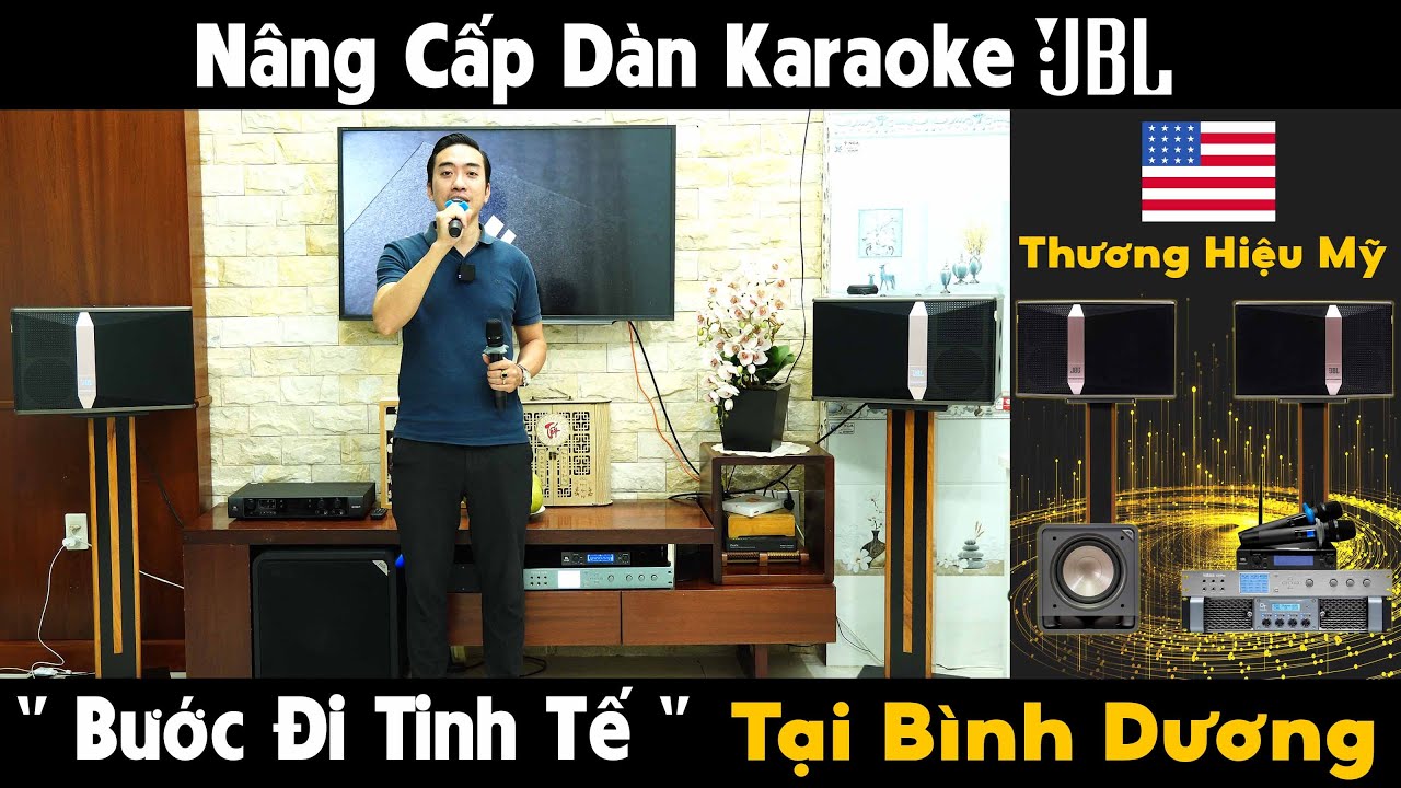 Video sản phẩm Dàn Karaoke JBL TT303: (JBL KI510, JBL VM200, Vatasa V8Pro, DT Lion406, Polk Audio HTS12)