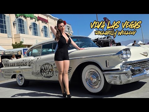 🎸VIVA LAS VEGAS ROCKABILLY WEEKEND CAR SHOW: Classic Cars, Retro Models & Live Bands