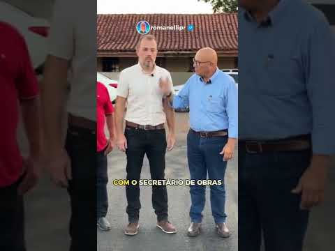 Obras do programa Asfalto Novo, Vida Nova em São João do Caiuá: perímetro urbano 100% asfaltado!