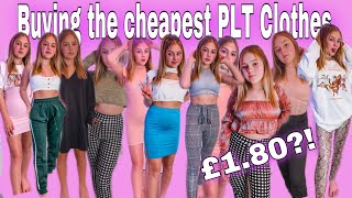 Buying the cheapest things on PLT | Pretty Little Thing Haul