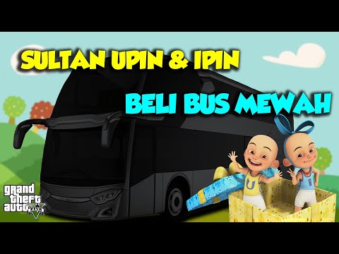 BUS KESULTANAN Sultan Upin Ipin JUNIOR Mantul Banget - GTA V Upin Ipin Episode Terbaru 660