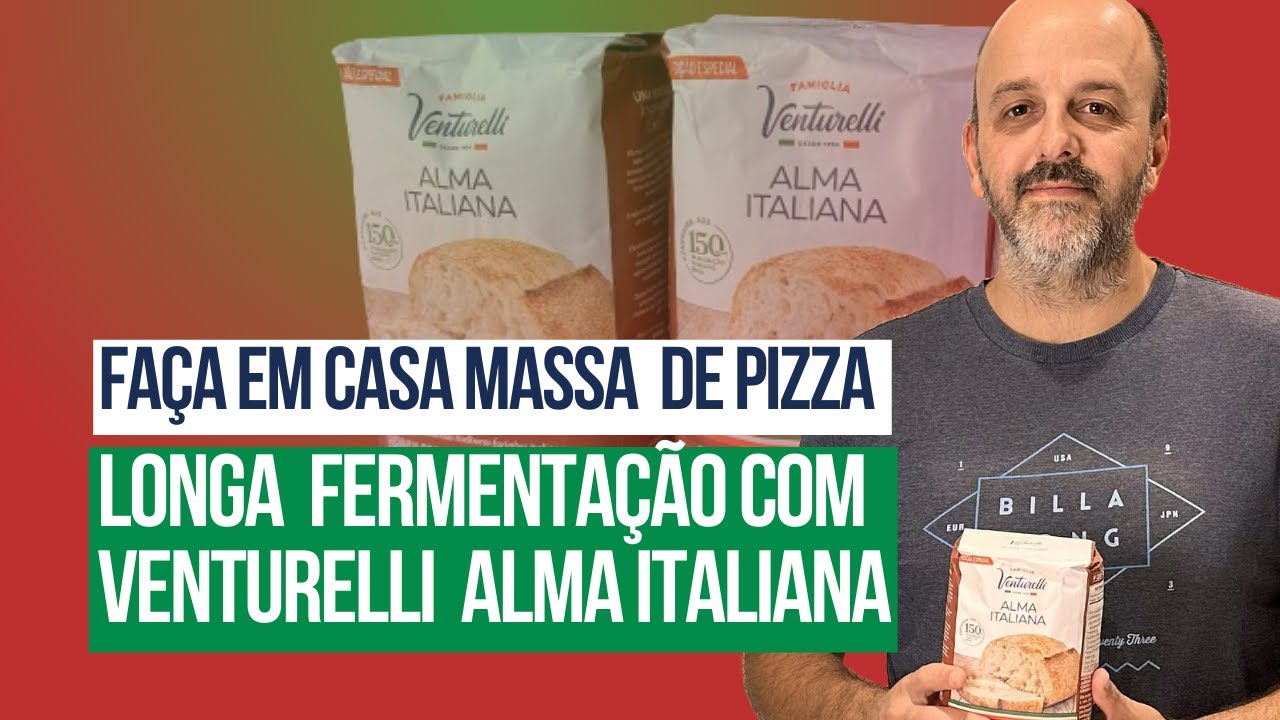 LONG FERMENTATION PIZZA DOUGH TO MAKE AT HOME WITH ITALIAN ALMA VENTURELLI FLOUR