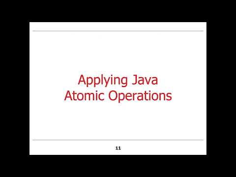 Implementing Applying Java Atomic Operations