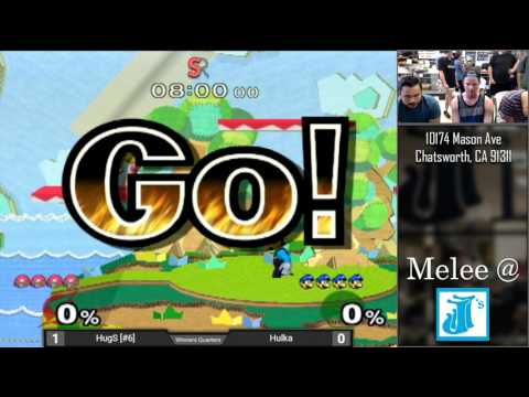 Melee at JJ's #25 - HugS (Samus) vs. Hulka (Luigi) - Winners Quarters