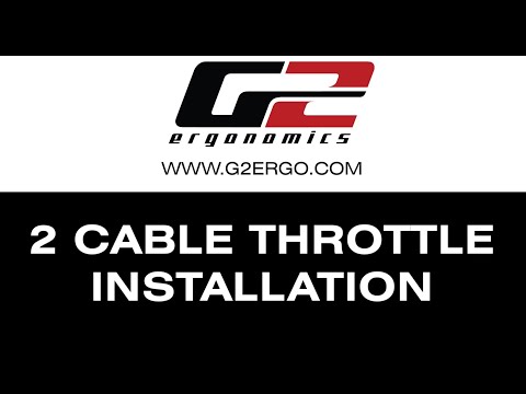 How to Install a Motorcycle Throttle with 2 Cables (4 Stroke)